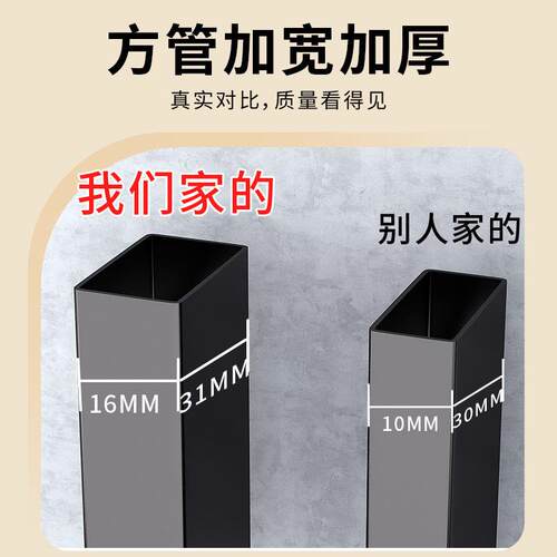 免橱安装折A9654叠衣柜家钢用卧室租房用简易布衣柜全出架结实耐 - 图2