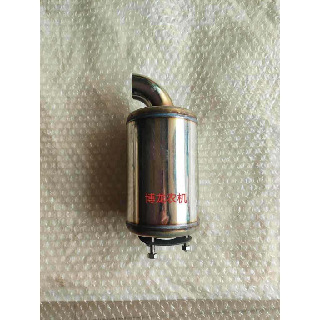 单缸柴油机手扶拖拉机不锈钢消声器总成R175R180排气管烟筒 - 图1