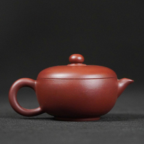 Real Force Pie Pan Teacher Deep Well Old Purple Clay Small Pint Bowl Pot 100cc Yiching Purple Sand Pot Kung Fu Tea Furniture