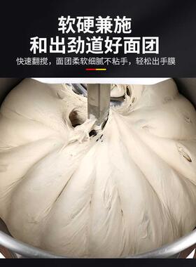泓锋和面机双速双动全自动揉面机40KG面团搅拌机食品级省力效
