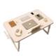Multifunctional foldable bed table, dormitory cartoon study computer table, home simple lazy desk