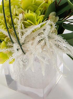 轻奢仿真花摆台件样板房厅客茶几楼处餐HY1868桌花售瓶花束前卫生