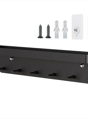 6 Hooks Wall Rack Shelf Modern Clothes Storage Rack Hook Tow