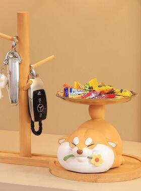 旺财进宅入户进门口玄关钥匙收纳摆件客厅家居装饰品乔迁新居礼品