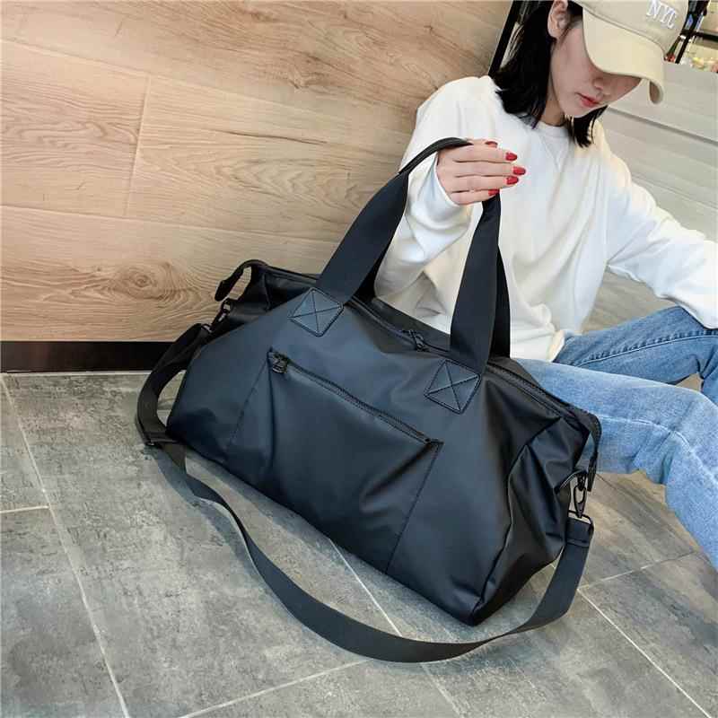 短途网红大容量旅行包女手提待产收纳包出差轻便小型行李袋健身包 - 图2