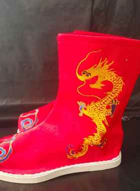 布龙靴子供奉龙鞋神仙鞋