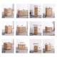 Solid wood storage box can be seated and organized box Nordic large household clothing sorting box sofa side bed and breakfast tea table
