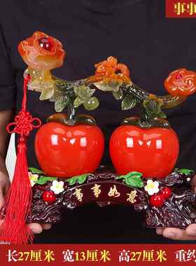 正品采产品安快乐苹果饰品购，高客厅饰品，平端入口酒柜，中式新