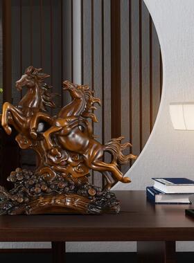 马摆件马成到招财生肖马办公室铺LMD店乔迁功开业工艺礼品