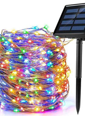 LED Outdoor Solar String Lights 7m/12m/22m solar lamp for Fa