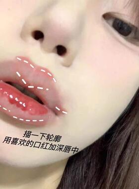正品双头唇线 线笔防水持正品不掉色不沾杯哑光嘴红唇口嘟笔久ZUB