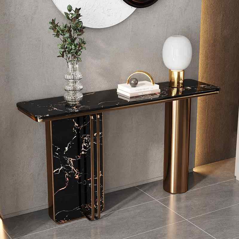 轻奢北欧玄关桌极简入户过道客厅酒店咖啡简约案台装饰新款端景台,淘宝优惠券,粉丝福利购,淘宝优惠卷