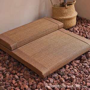 天然竹丝打坐垫禅修冥垫用静想tj#$*&sd垫日式蒲团家用坐墩坐茶室