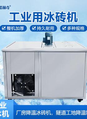 工厂降温冷风机专用小块冰制冰机 工业冰条冰砖冷冻成型机