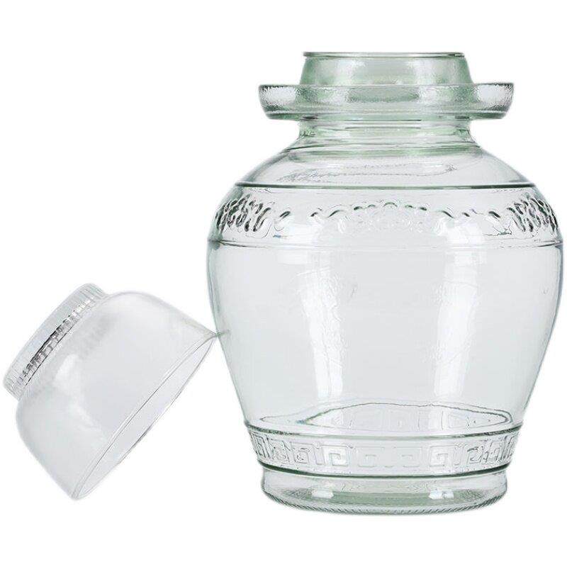 玻璃泡菜坛子特厚带内盖玻璃罐四川密封罐子酸菜缸腌咸菜咸蛋坛子,淘宝优惠券,粉丝福利购,淘宝优惠卷