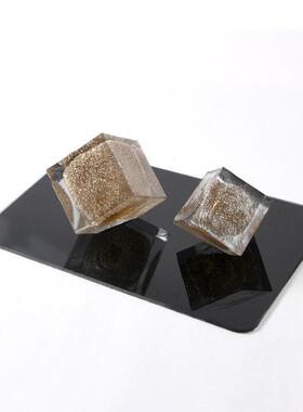 样板房现软装面代简约形创意软装MC-TY-48饰品客厅茶几桌长方玻璃
