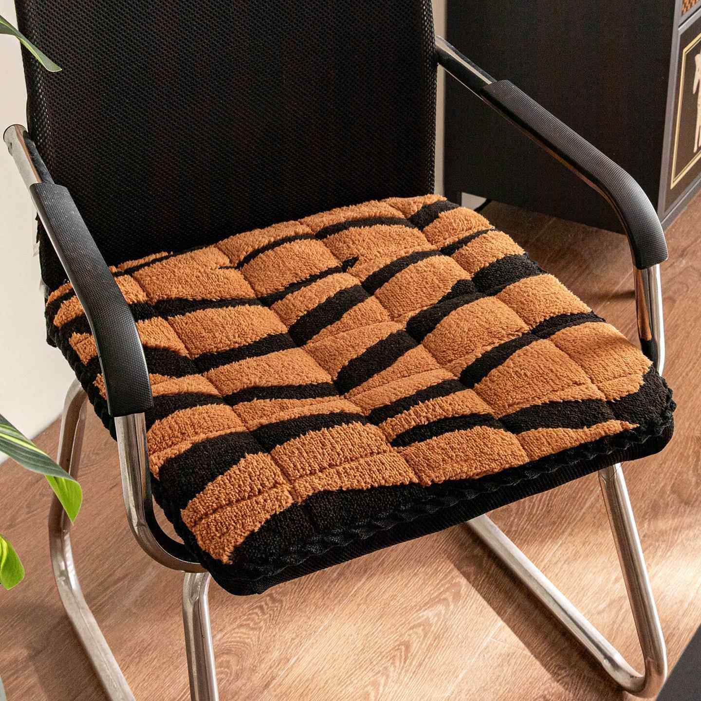 坐垫办公室久坐椅垫棉麻餐桌餐椅加厚座垫学生屁股垫子凳子软冬季,淘宝优惠券,粉丝福利购,淘宝优惠卷