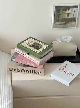 采购产品假书英文模拟书装饰书时尚休闲粉色软装桌面装饰饰品摄影