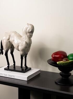 中式复树古脂新马雕塑艺术GT-A009摆件展厅酒店会玄关书所房电视