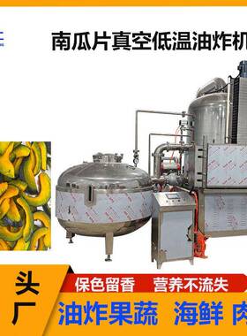 萝卜糕真空低温油炸机木耳苦瓜莲子油炸设备农副产品油炸加工设备