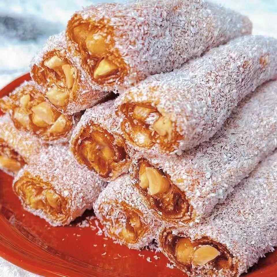 正宗茂名特产纯手工花生椰蓉软糖网红猫屎糖儿时零食牛皮软糖零食,淘宝优惠券,粉丝福利购,淘宝优惠卷