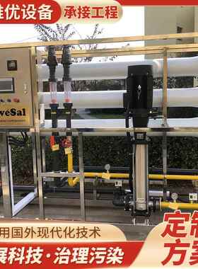 海水苦咸水淡化反渗透设备脱盐率高 化工电力食品饮料水处理用