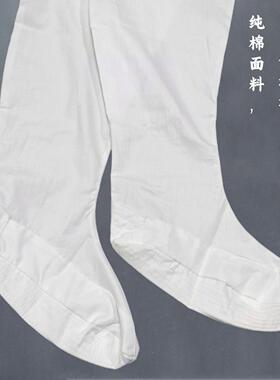 厂家道直供尚云心圆道士用品装4567服饰十纯棉白色道袜袜方鞋