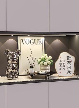 入玄关装饰品居摆件轻奢高档鞋柜收纳客厅户视柜ltao8102摆设家饰