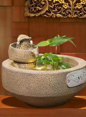 正品家居厅客流水 风轮高档办公室品摆件开业礼曾柏水寿