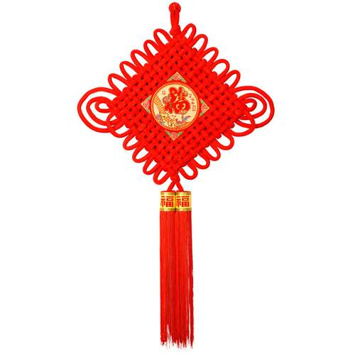 中国结挂饰玄关福字客厅大号乔迁新居新年高档小入户门上卧室装饰 - 图0