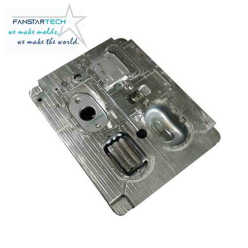 智能360°旋转可视门铃塑料模具扫地机器人外壳多腔注塑模具加工 - 图0