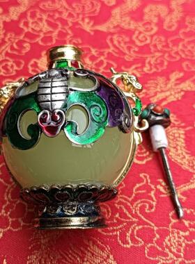 厂家仿古鎏金蝙蝠鼻烟壶摆件古玩收藏夜光鼻烟壶工艺品