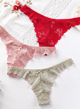 Women Sexy Lace Panties Low-waist Underwear Thong G String