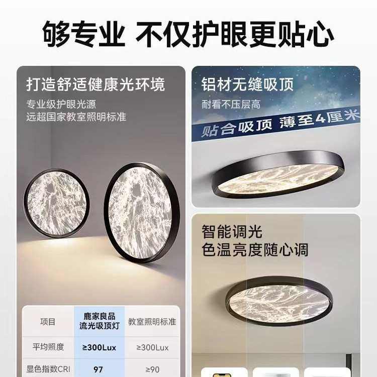 极简卧室灯创意个性云雾主灯意式轻奢高端餐厅书房间护眼吸顶灯具,淘宝优惠券,粉丝福利购,淘宝优惠卷