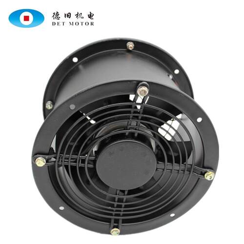 厂家直 FZY-2E200外转子低排噪销声轴圆筒风流机 YWF管道烟通风机 - 图1