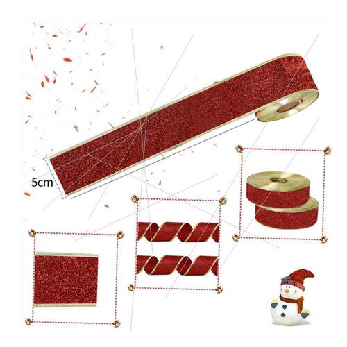 Christmas golden onion fans with Christmas tree ribbon - 图3