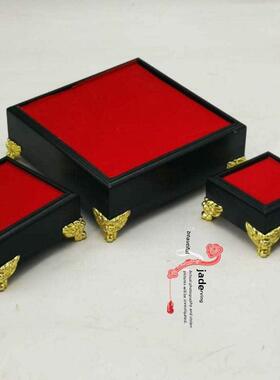 玉玺专用底坐放大印章印台板材工艺大尺寸玉底坐摆件连升三级底座