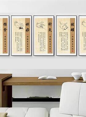 中医馆养生装饰画春夏秋冬心肝脾肺肾海报清通调养补墙壁宣传挂画
