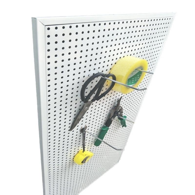 Perforated board framed shelves on the wall display rack perforated board supermarket shelves hooks hardware tools jewelry on the wall