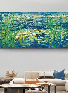 客厅高级感装饰画沙发背景玄关壁画中式花卉国画卧室餐厅茶室挂画