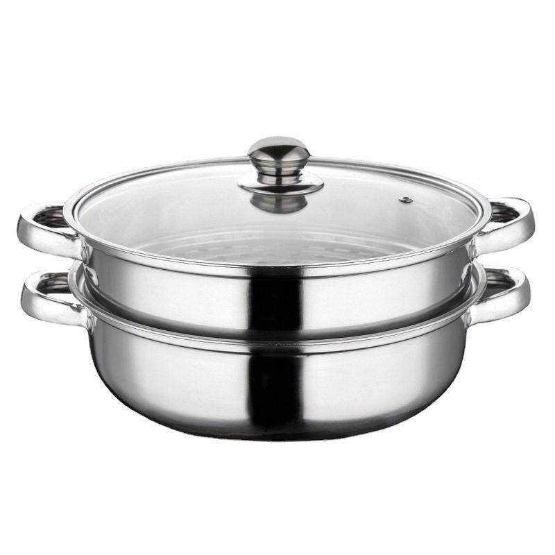 304不锈钢多功能厚汤锅蒸锅煲汤家用煮粥奶锅火锅电磁炉锅具通用,淘宝优惠券,粉丝福利购,淘宝优惠卷
