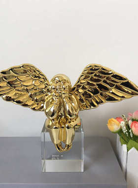 简约客厅小天使北欧时尚家居装饰摆件创意工艺品房儿童现代摆件