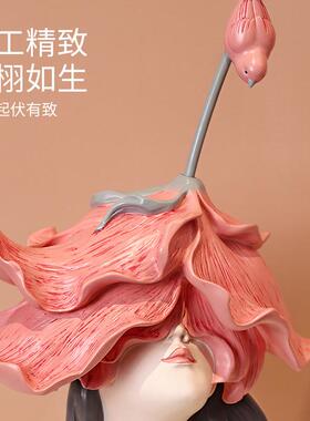 轻装奢风物摆人件少女客厅关卧室BJ1264进门创意家居饰品乔迁新玄