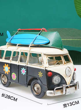 老爷车汽车飞机柜工业风壁橱铁艺模型摆件家居复古软装饰摆设饰品