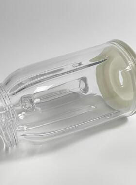榨汁机A01果汁杯1000ml玻璃杯搅拌机配件[含盖子]