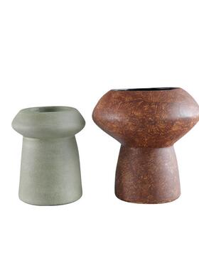 简约现代创意树脂花瓶花器摆件软装样板房客厅茶几桌面装饰品摆设