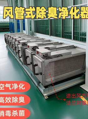厂家生产风管式纳米光氢离子除臭装置垃圾房空气除臭净化器