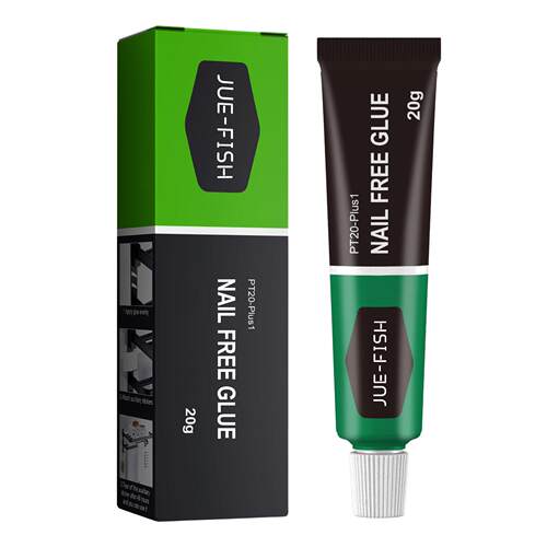 Jue Fish No-Nail Adhesive Strong Bonding Quick-Dry Metal Pla - 图3