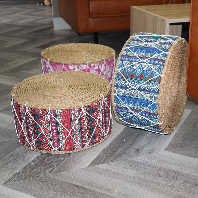 Straw mat thickened futon tatami seat pier floor pier mat woven cushion floor mat living room bay window home