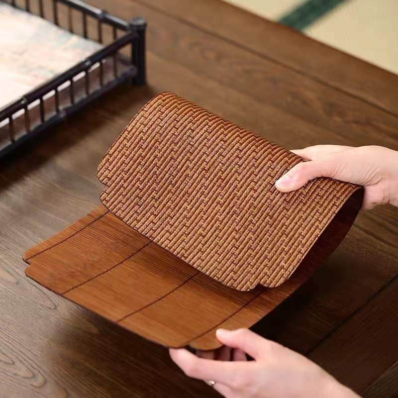 复古精致竹编茶席干泡茶垫茶道点茶榻茶具配件茶盘垫子手工精编席,淘宝优惠券,粉丝福利购,淘宝优惠卷